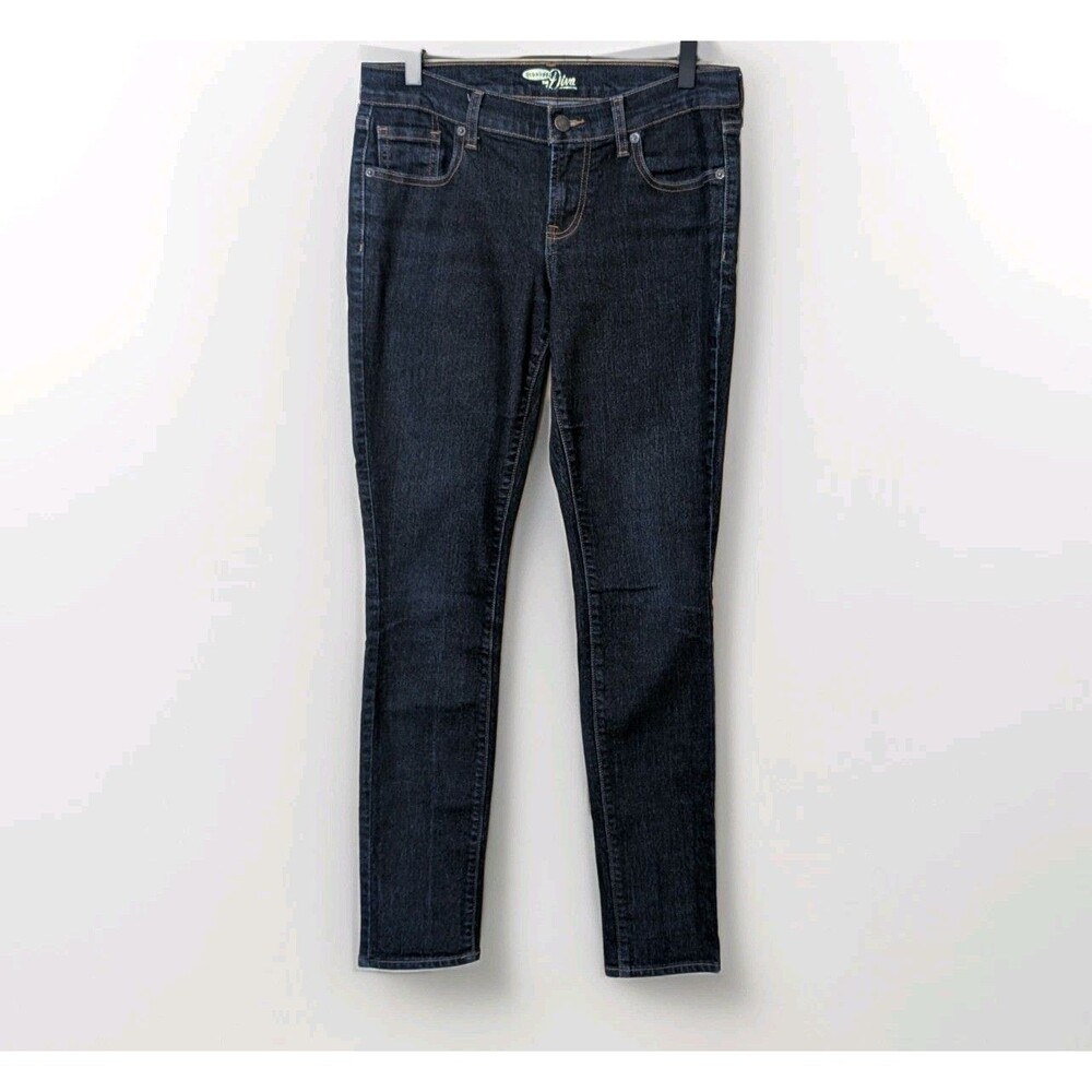 Old Navy Diva Skinny Jeans Womens 4R Blue Low Rise Stretch Casual Denim